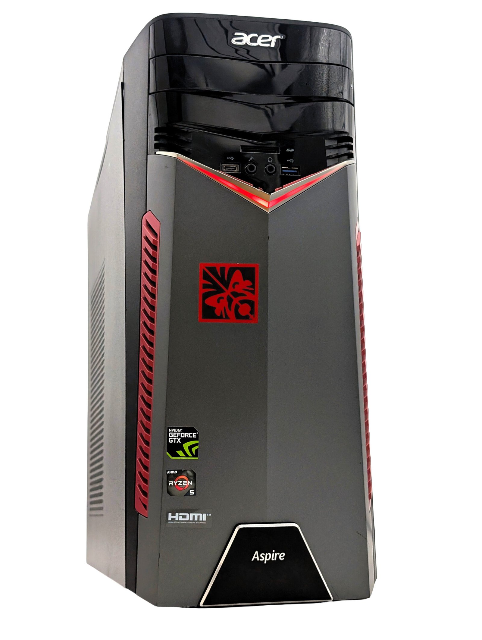 Acer Aspire GX-281/Ryzen 5-1400/16GB/256GB/GTX 1060 3GB (ODNOWIONY)