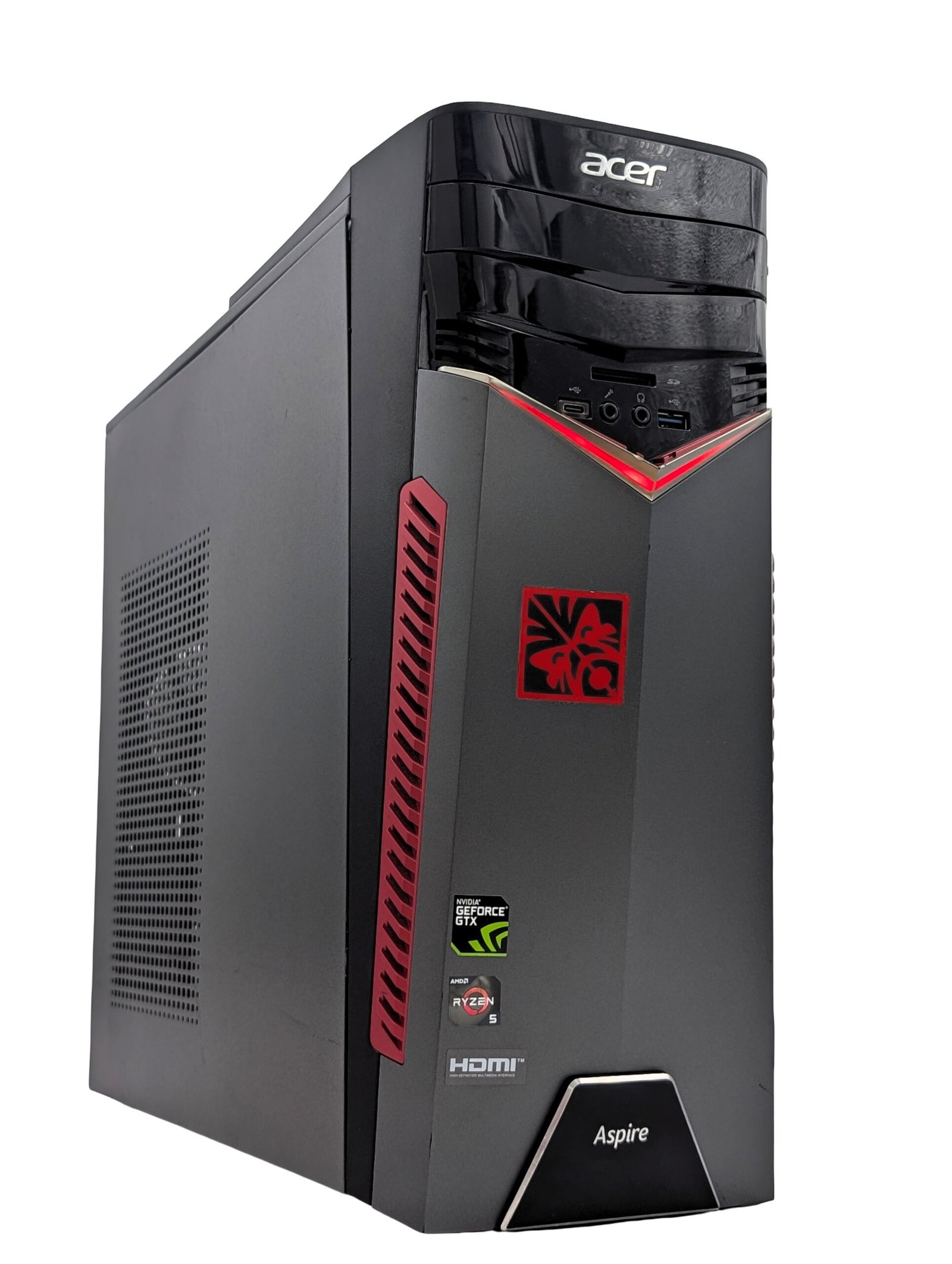Acer Aspire GX-281/Ryzen 5-1400/16GB/256GB/GTX 1060 3GB (ODNOWIONY)