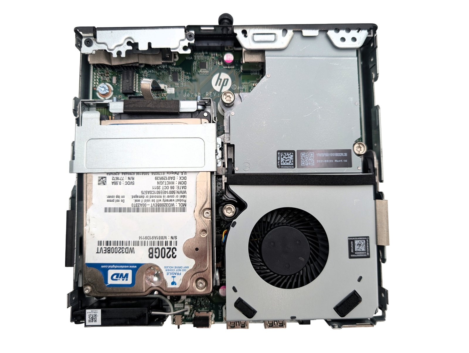 HP 260 G4 Desktop Mini/i5-10210U/8GB/256GB +320GB (ODNOWIONY)