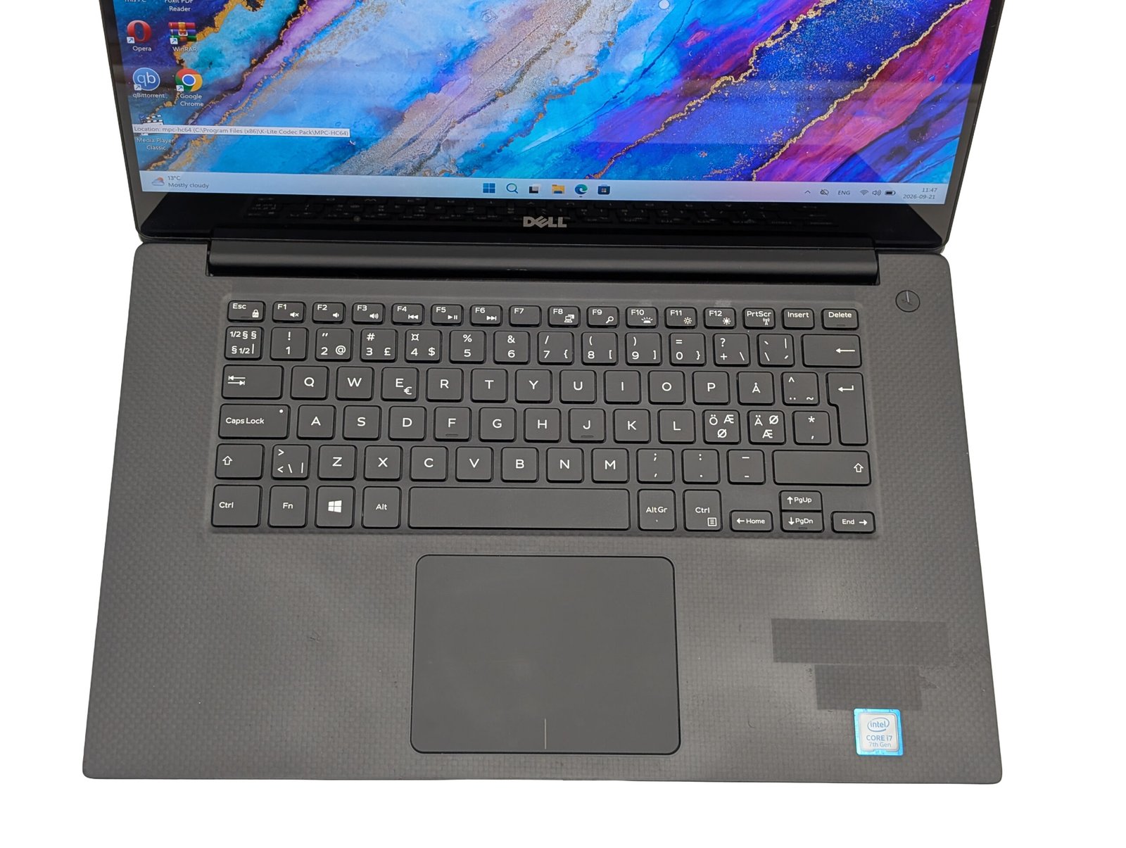 Dell XPS 15 9560 / i7-7700HQ / 16GB / 256GB / GTX 1050 4GB (ODNOWIONY)