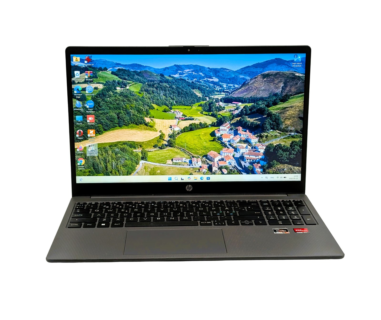 HP 15-fc0024no / Ryzen 5 7520U / 8GB / 256GB (ODNOWIONY)