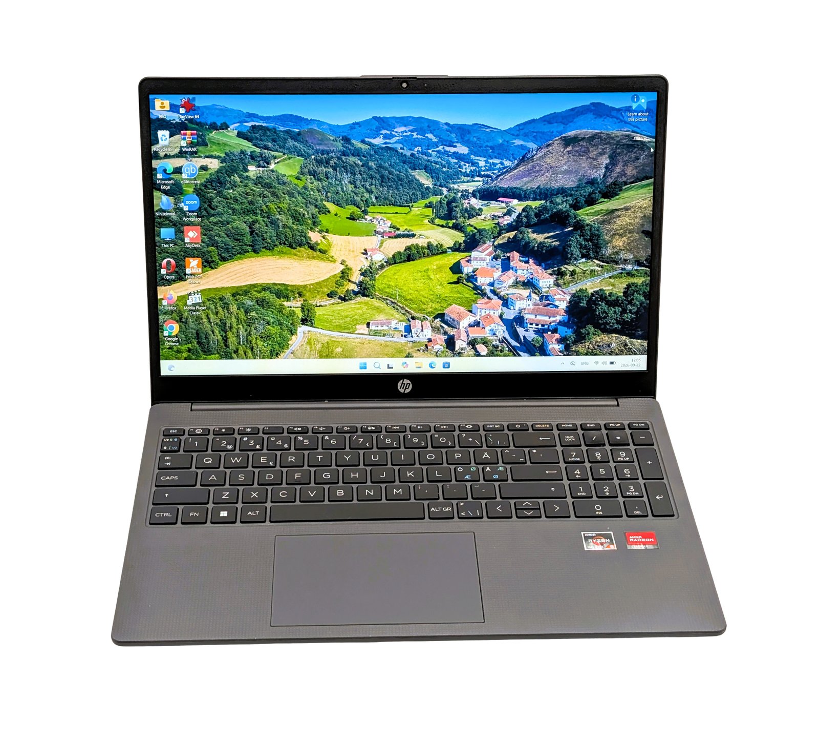 HP 15-fc0024no / Ryzen 5 7520U / 8GB / 256GB (ODNOWIONY)