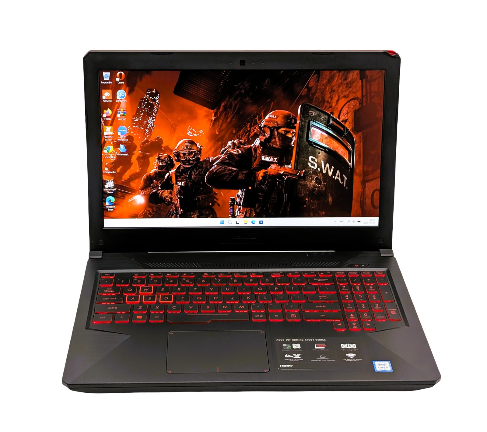 ASUS TUF FX504GM / i7-8750H / 16GB / 256GB+320GB / GTX 1060 6GB (ODNOWIONY)