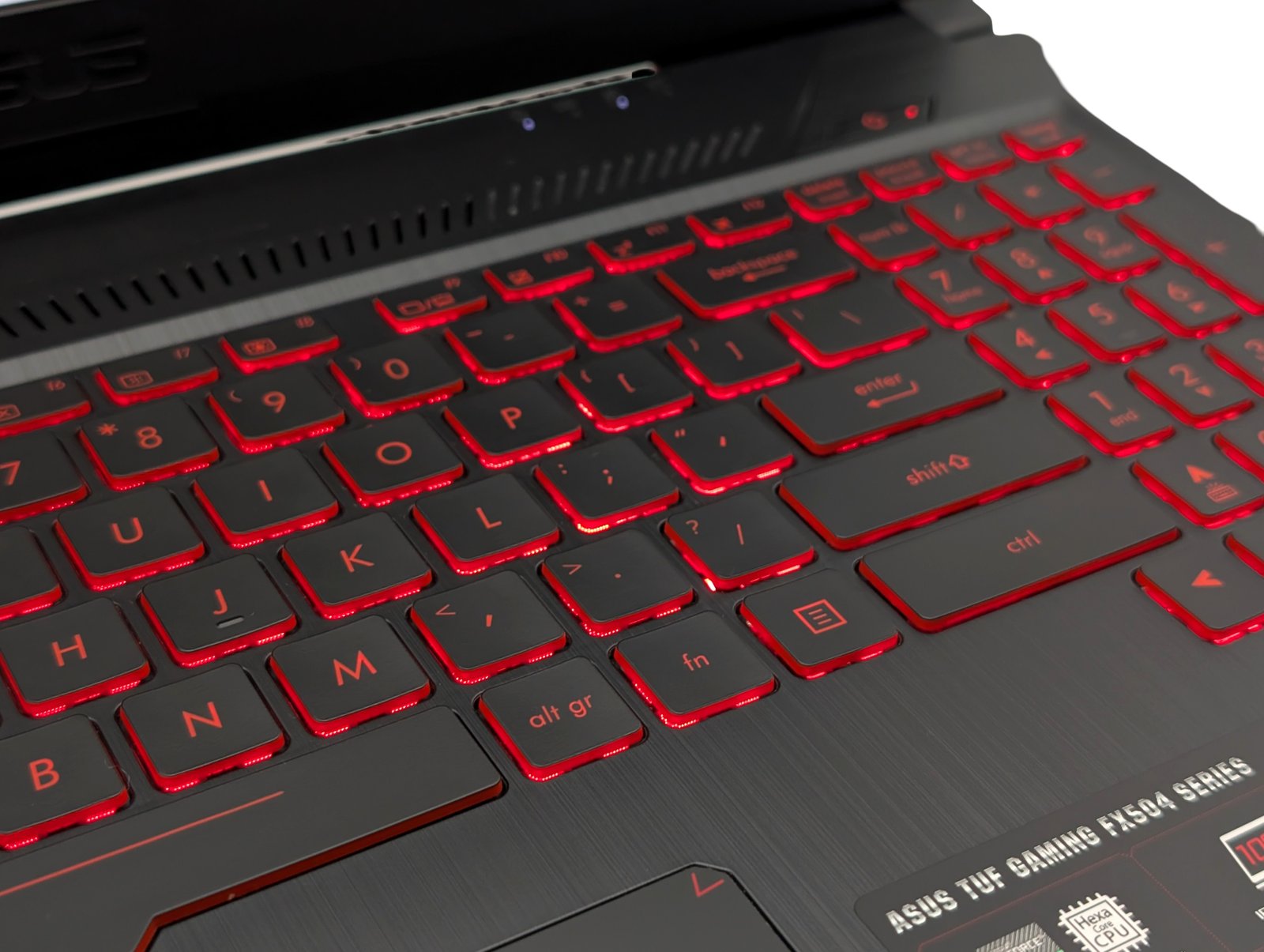 ASUS TUF FX504GM / i7-8750H / 16GB / 256GB+320GB / GTX 1060 6GB (ODNOWIONY)