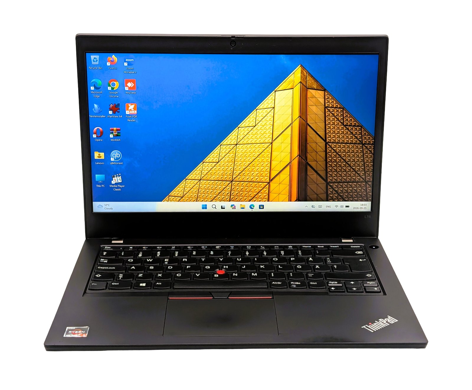 Lenovo ThinkPad L14 Gen 1/Ryzen 5-4500U/16GB/256GB (ODNOWIONY)