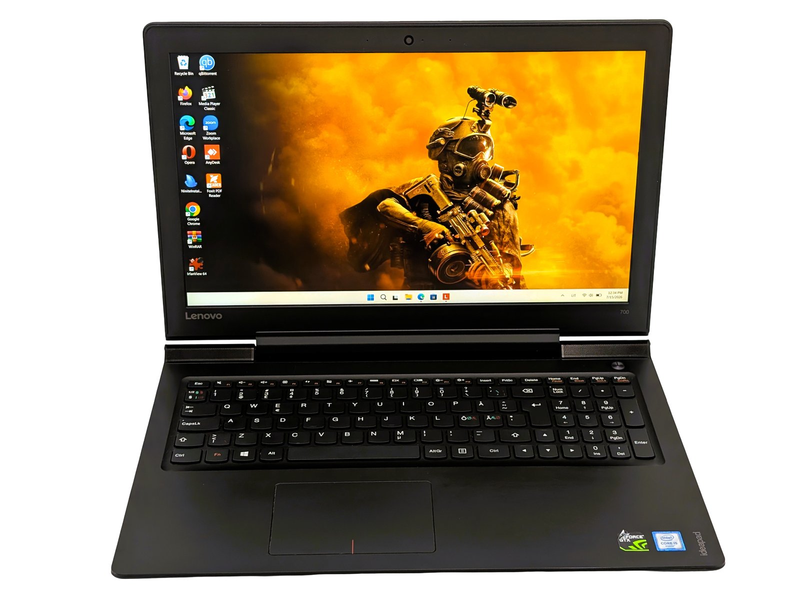 Lenovo IdeaPad Y700-14ISK/i5-6300HQ/8GB/256GB/R9 M275X 4GB (ODNOWIONY) (Kopija)