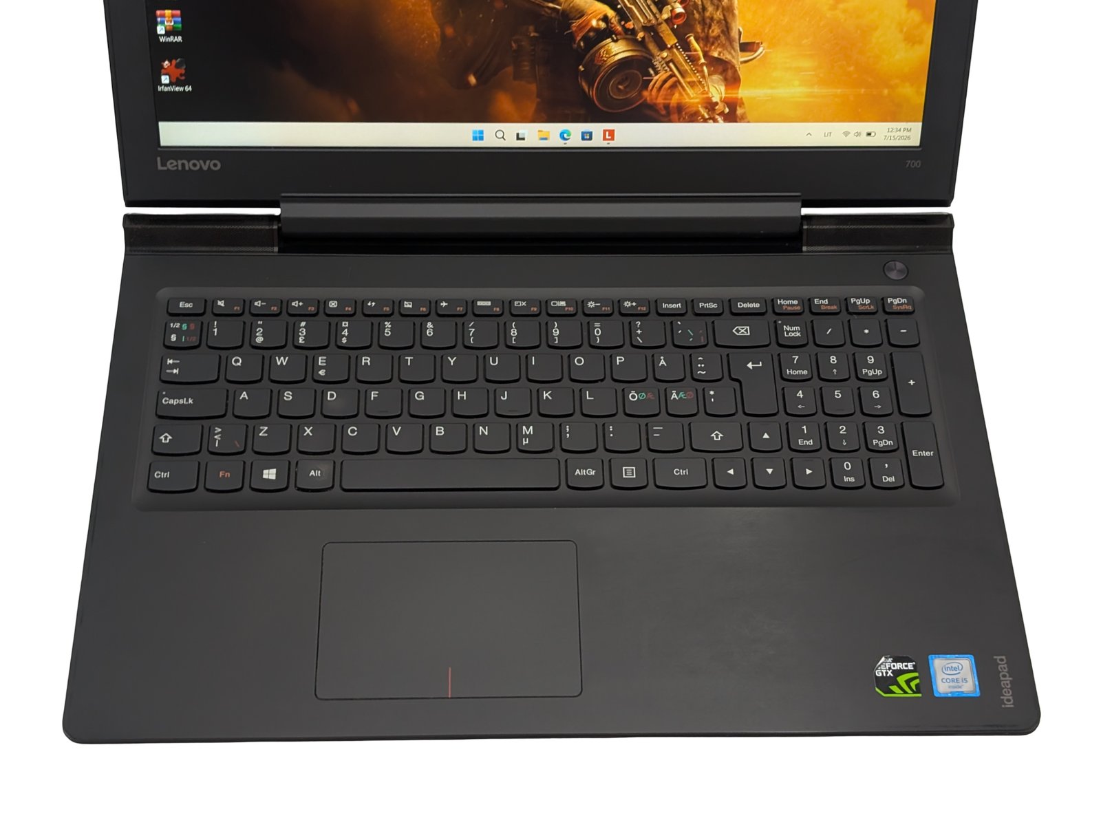 Lenovo IdeaPad Y700-14ISK/i5-6300HQ/8GB/256GB/R9 M275X 4GB (ODNOWIONY) (Kopija)